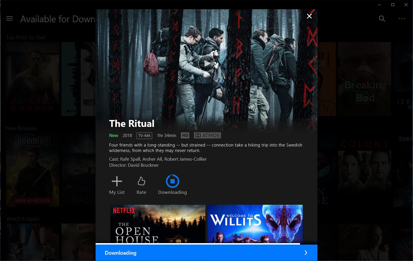 Netflix movie download on mac windows 10